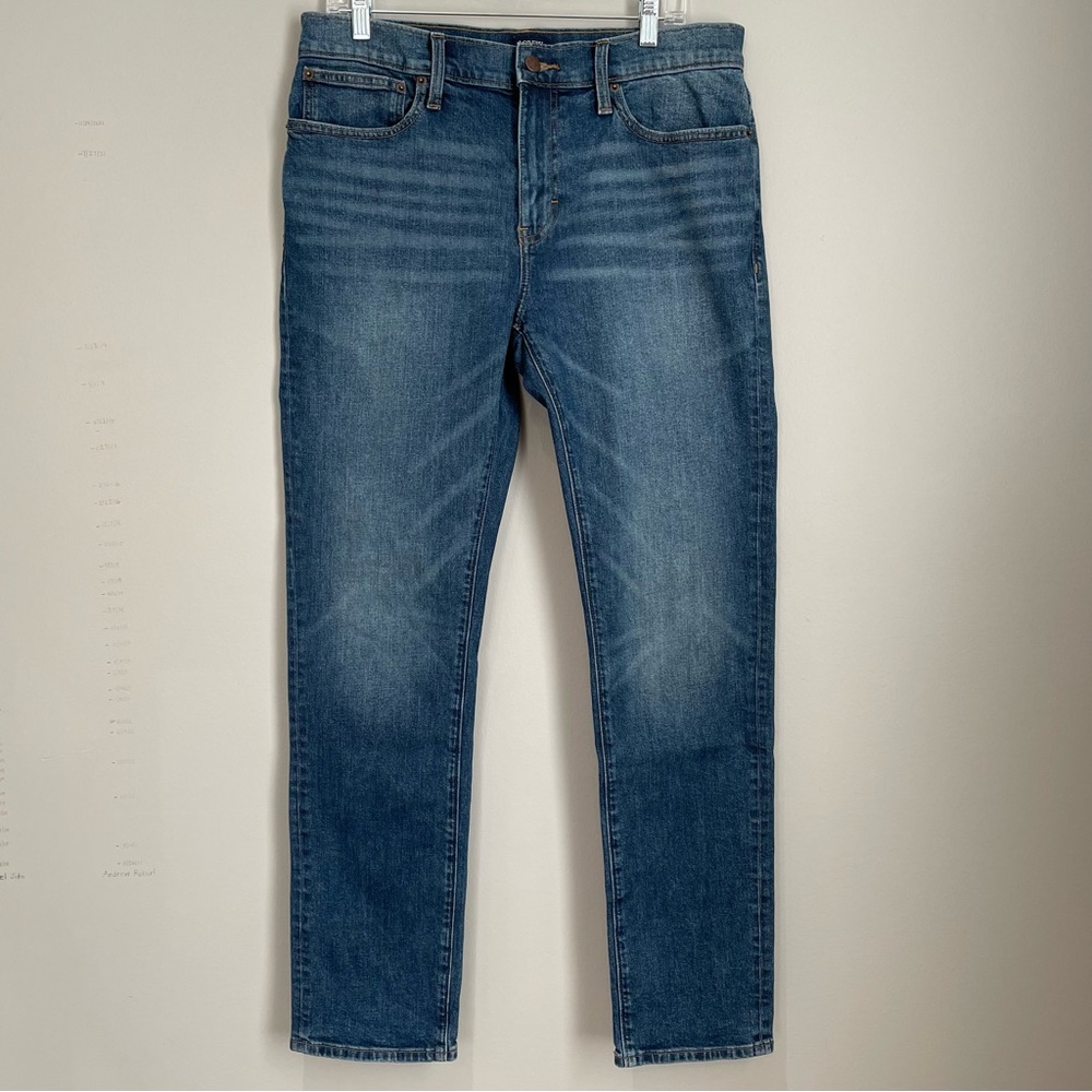 J Crew Factory Men’s Flex Slim Jeans W33 L32 Blue Denim Great Condition